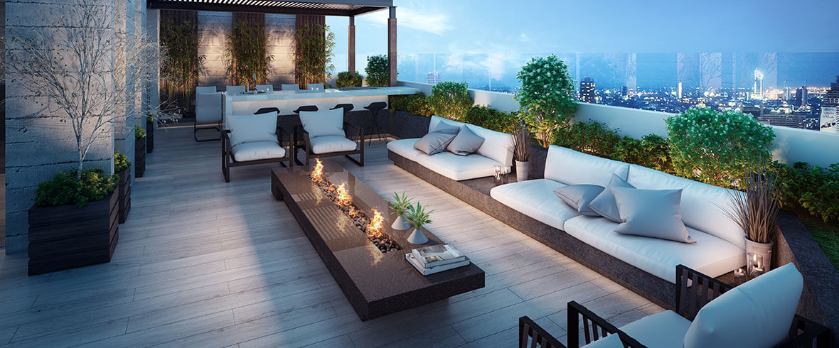 AREAS COMUNES: ROOFTOP - ZONA DE PARRILLA