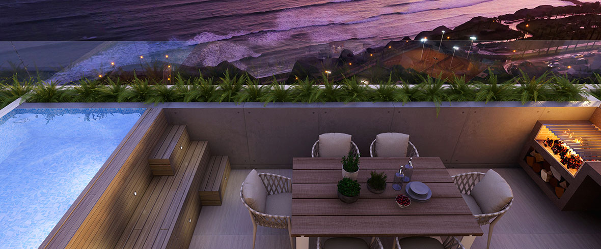 AREAS COMUNES: ROOFTOP - PISCINA