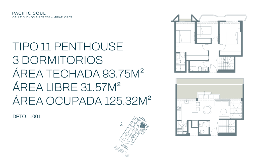 Plano web de proyecto Pacific Soul Buenos Aires tipo 11